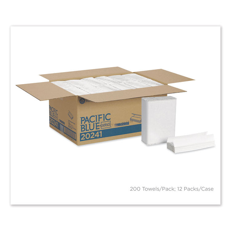 Georgia Pacific Professional - Pacific Blue Select C-Fold Paper Towel, 10.1 x 10.1, White, 200/Pack, 12 Packs/Carton