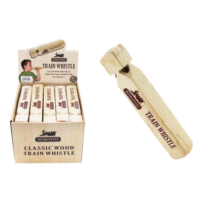 DIAMOND VISIONS - Diamond Visions Train Whistle Wood Natural - Case of 20