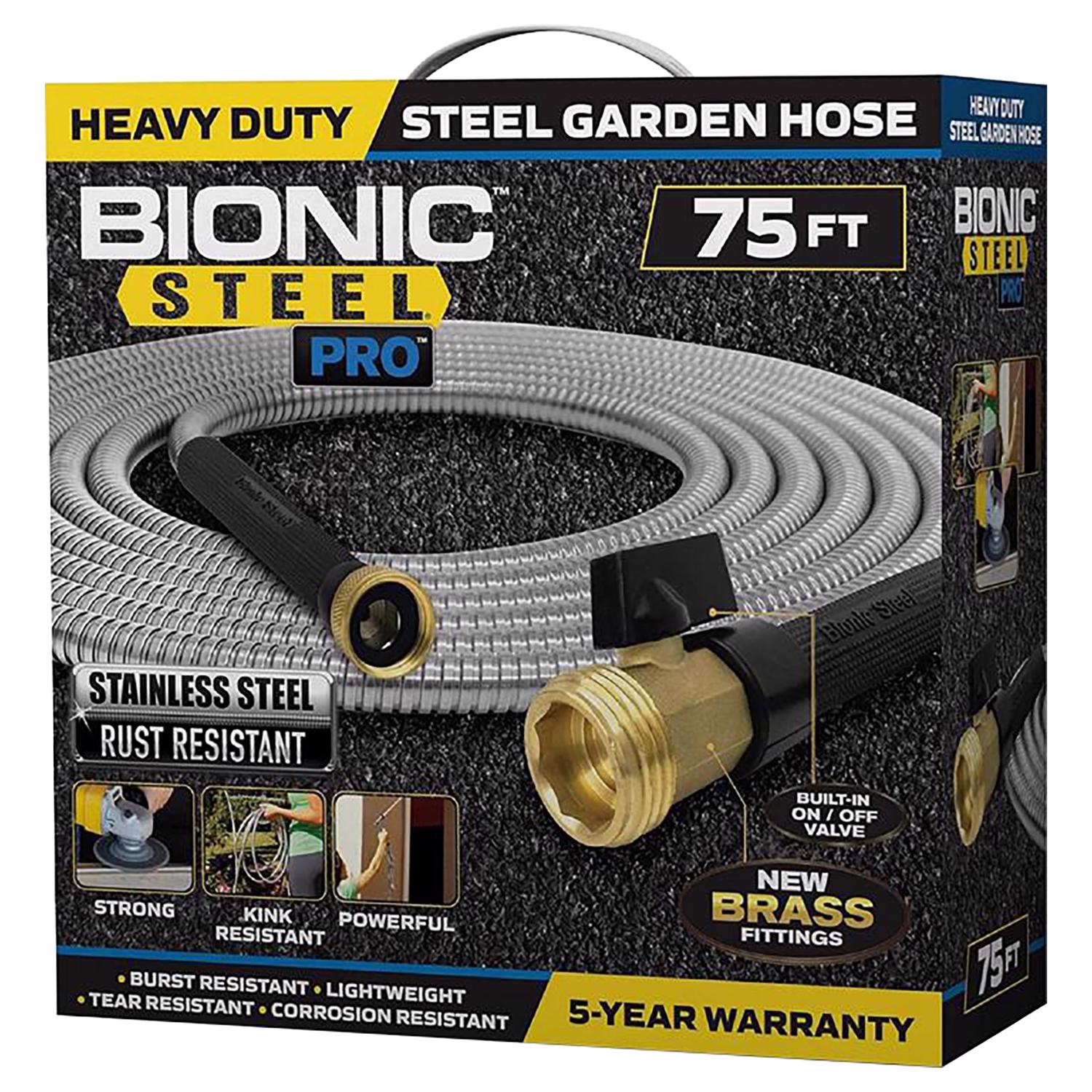 Bionic Steel Pro 5/8 in. D X 75 ft. L Heavy Duty Commercial Grade Garden Hose - Case of 2