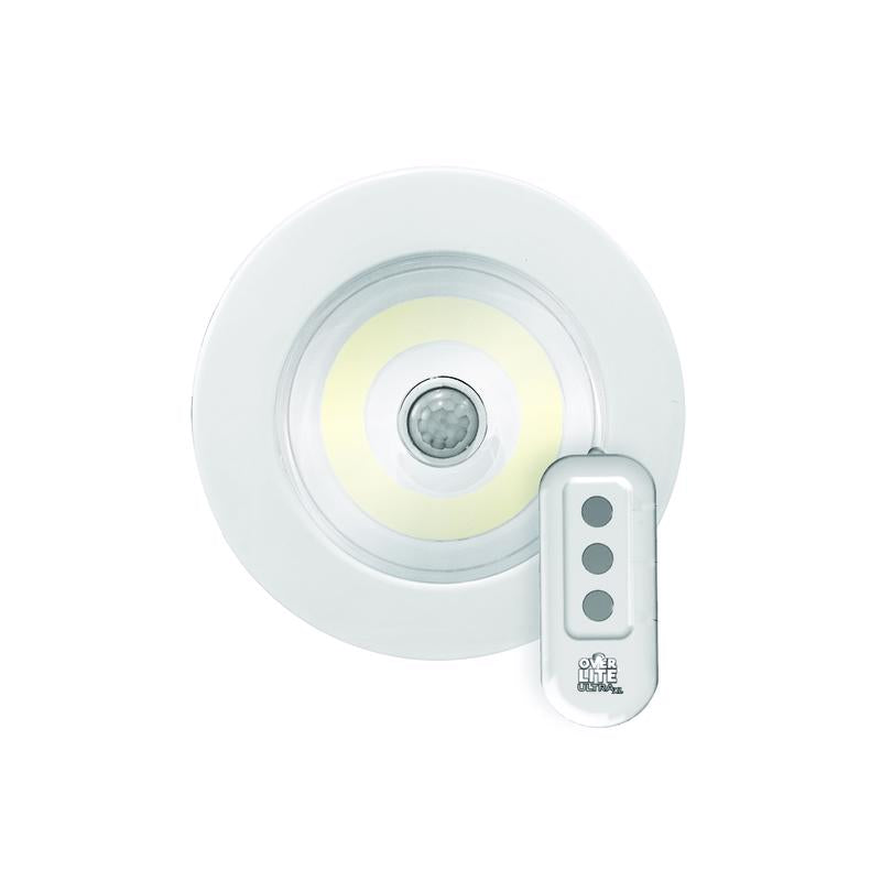 OVER LITE - Over Lite Ultra 3X Motion Activated LED Light with Remote 1 pk