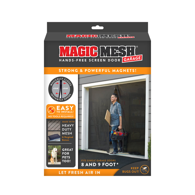 MAGIC MESH - Magic Mesh Hands Free Garage Screen Door 1 pc