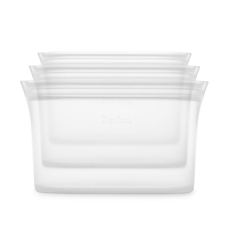 ZIP TOP - Zip Top Frost Food Storage Container Set 3 pk [Z-DSH3A-01]