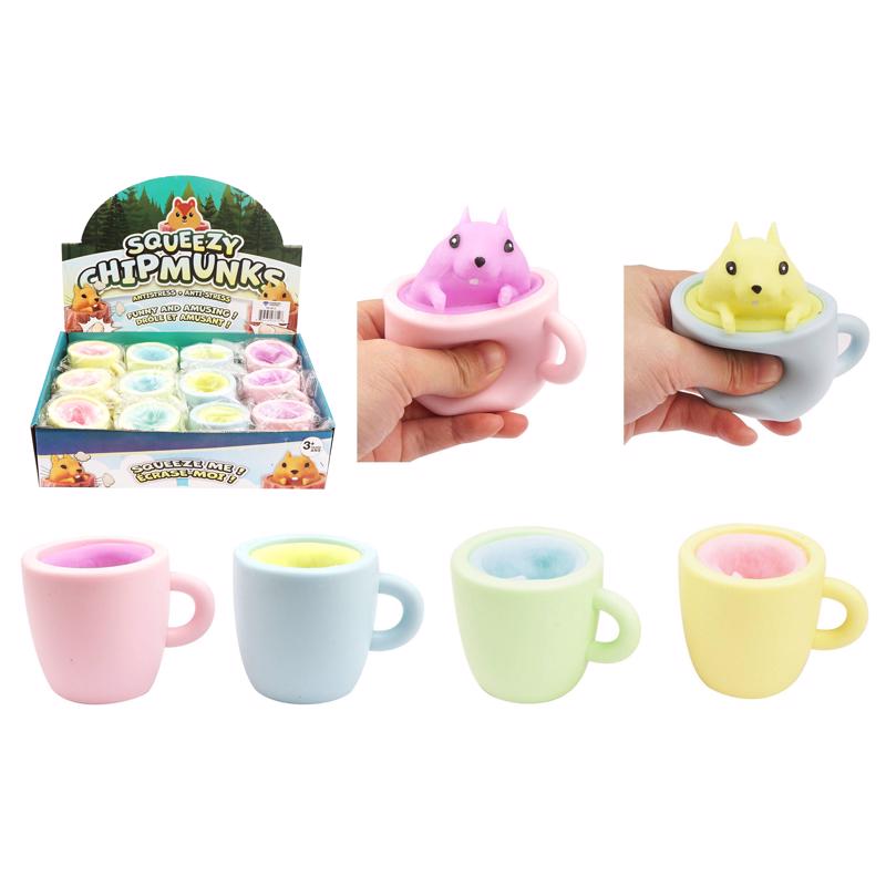 DIAMOND VISIONS - Diamond Visions Pop-Up Squeeze Toy Silicone Assorted - Case of 12