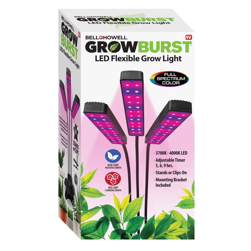 BELL & HOWELL - Bell + Howell Bionic Glow 24.02 in. Multicolor Table Grow Lamp