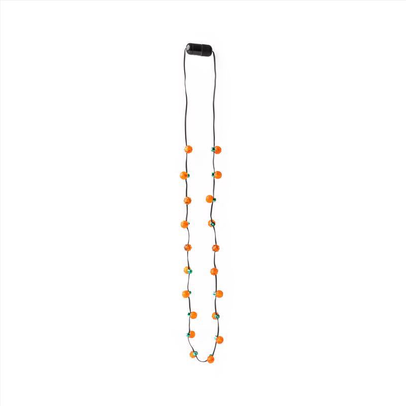 SPOOKY LIGHTS - Spooky Lights LED Pumpkin Necklace 1 pk - Case of 36