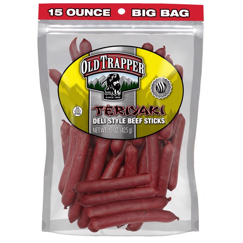 OLD TRAPPER - Old Trapper Teriyaki Beef Deli Sticks 15 oz Bagged