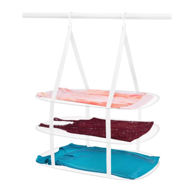 WHITMOR - Whitmor 33 in. H X 27.25 in. W X 19.25 in. D Steel Hanging Collapsible Clothes Drying Rack