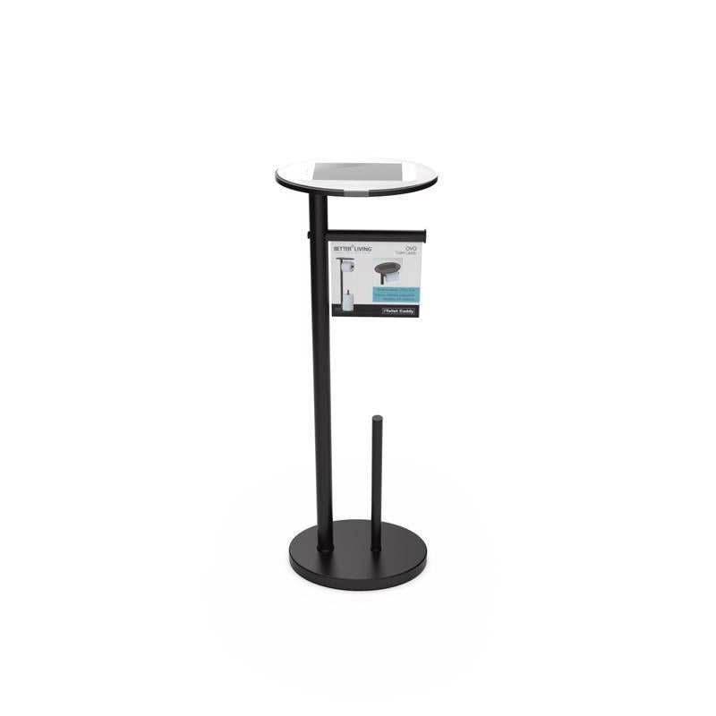 BETTER LIVING - Better Living Ovo Matte Black Toilet Paper Holder