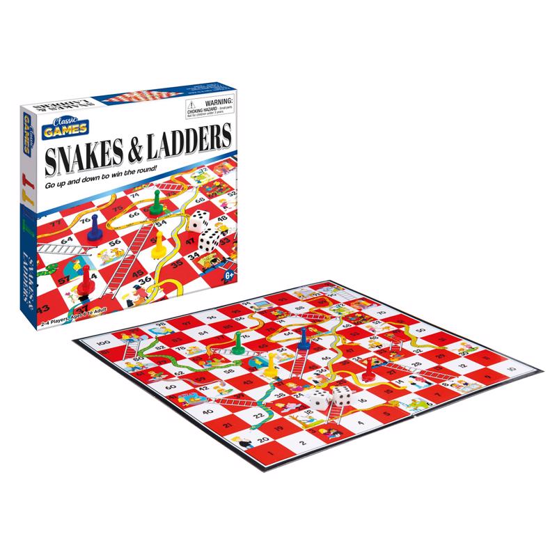 PLAYMAKER TOYS - Playmaker Toys Classic Games Snakes & Ladders Multicolored