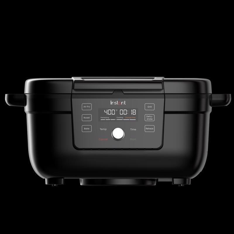 INSTANT - Instant Black Plastic/Stainless Steel Nonstick Surface Electric Grill 4 qt. cap.