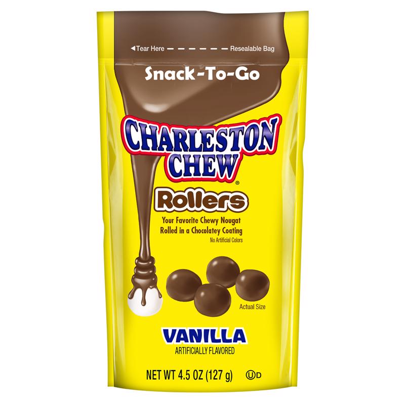 TOOTSIE ROLL - Tootsie Roll Charleston Chew Rollers Vanilla Candy 4.5 oz - Case of 12