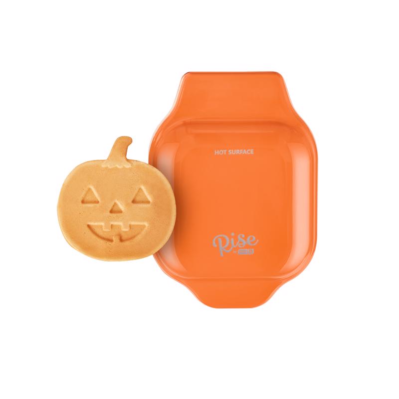 RISE BY DASH - Rise by Dash Jack-O-Lantern 1 waffle Orange Plastic Waffle Maker