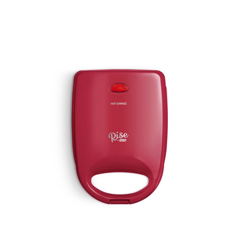 RISE BY DASH - Rise by Dash 1 waffle Red Plastic Waffle Bowl Maker