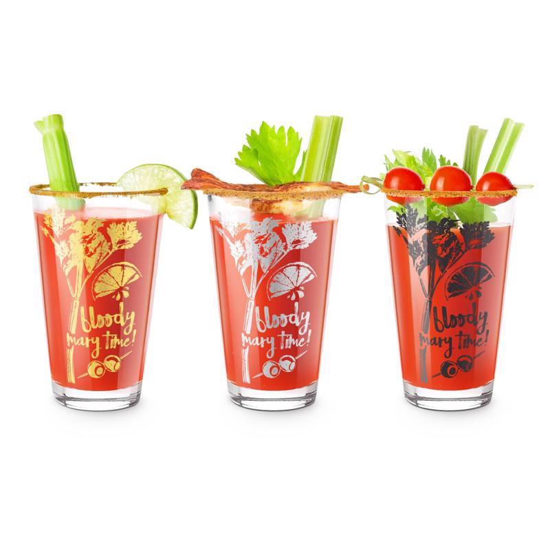 FINAL TOUCH - Final Touch Clear Glass Drinking Glass Set