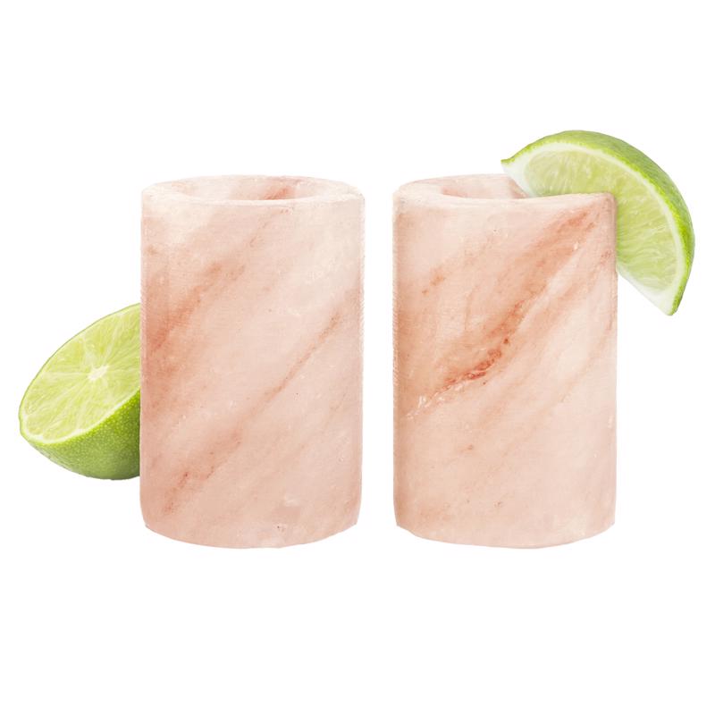 FINAL TOUCH - Final Touch 1.5 oz Pink Himalayan Salt Shot Glass