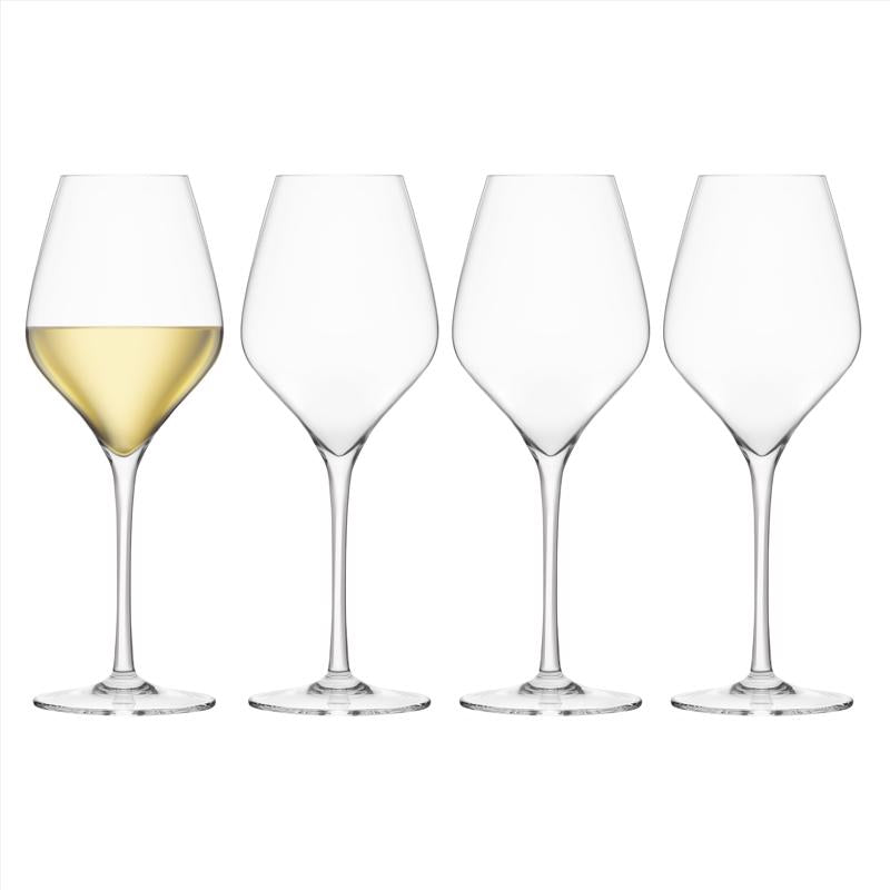 FINAL TOUCH - Final Touch 14.8 oz Clear Glass White Wine Glass