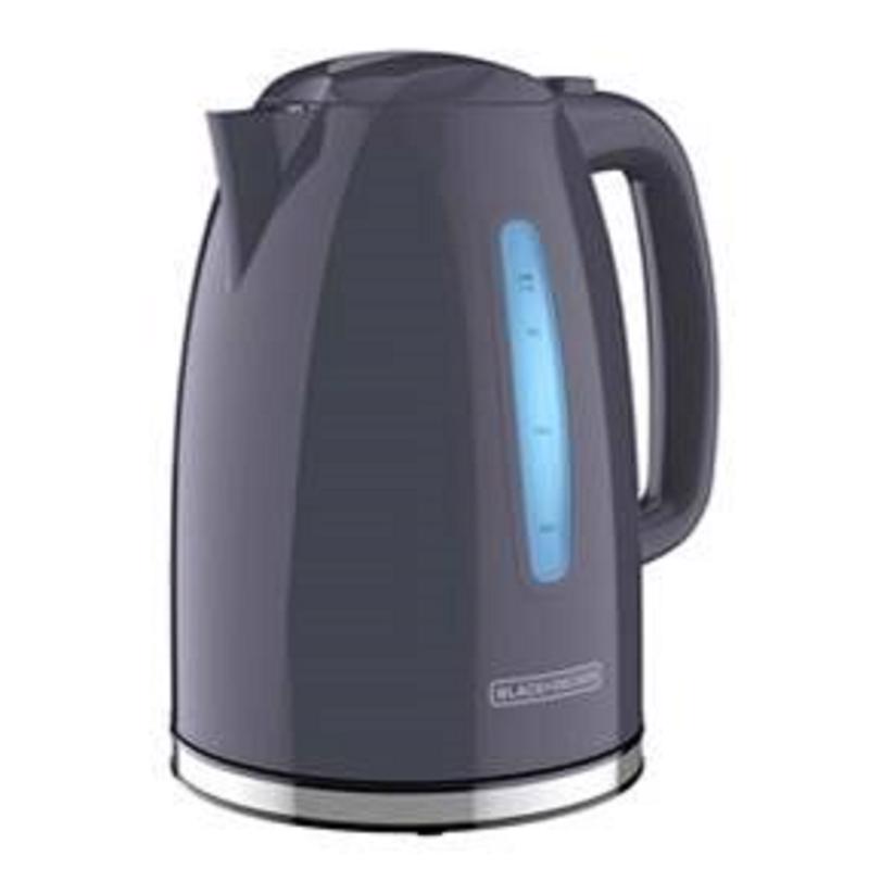 BLACK+DECKER - Black+Decker 1.7 L Gray Electric Kettle