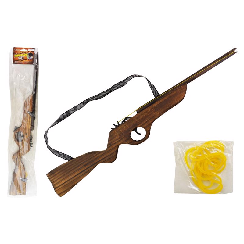 DIAMOND VISIONS - Diamond Visions Wood Toys Rubber Band Rifle Wood 1 pk - Case of 12