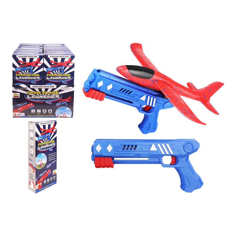 DIAMOND VISIONS - Diamond Visions Toy Launcher Glider Plane Shooter Foam 2 pk - Case of 12