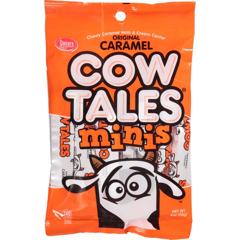 GOETZE'S CANDY - Goetze's Candy Cow Tales Caramel Caramels 4 oz - Case of 12