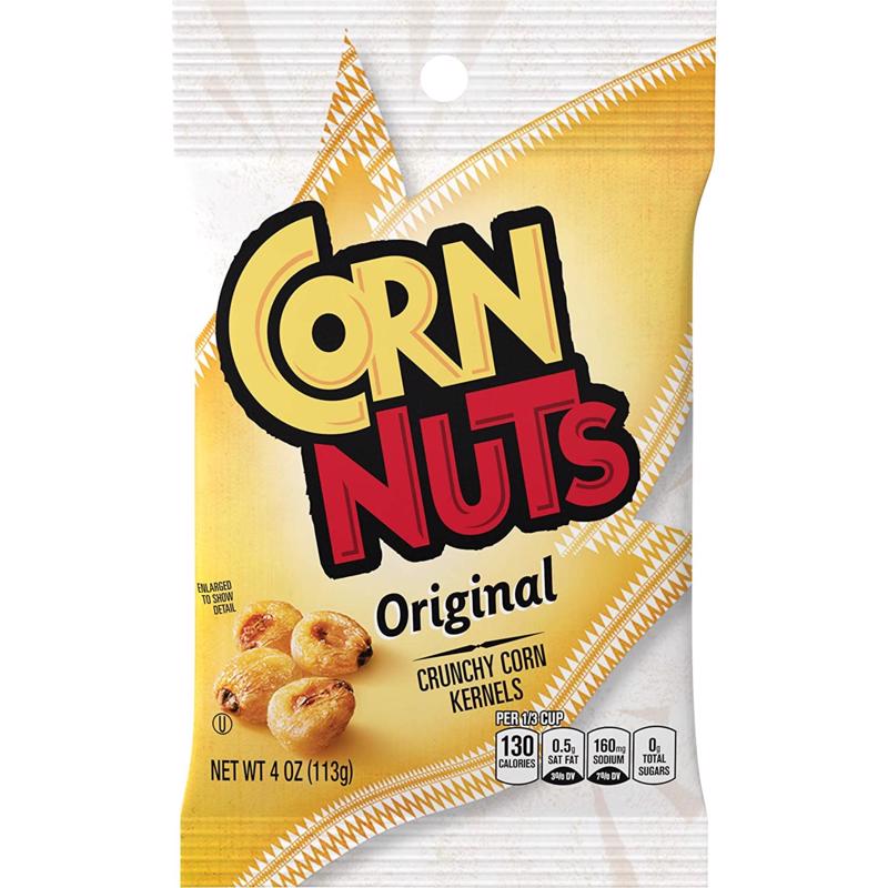 CORN NUTS - Corn Nuts Original Snack 4 oz Bagged - Case of 12