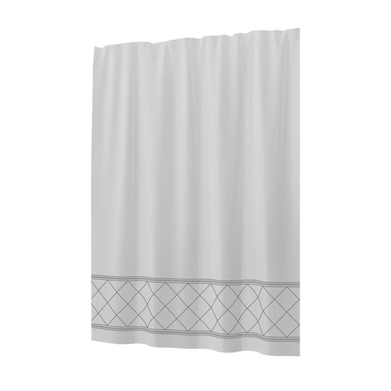 STTELLI - Sttelli Radiance 72 in. H X 72 in. W White Shower Curtain Polyester - Case of 3