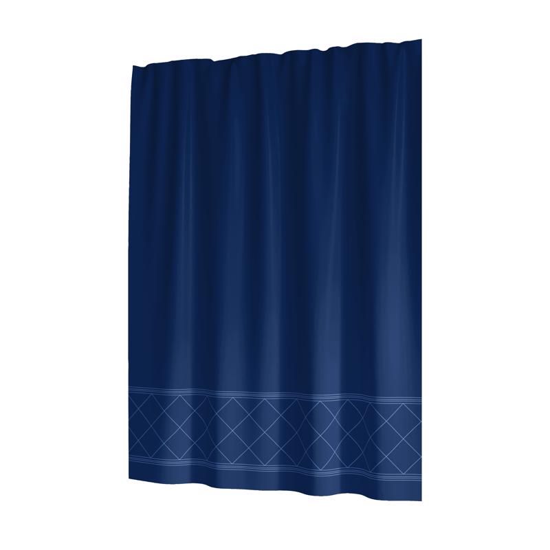 STTELLI - Sttelli Radiance 72 in. H X 72 in. W Navy Shower Curtain Polyester - Case of 3