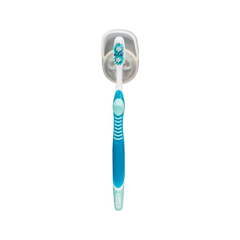 STTELLI - Sttelli White Plastic Suction Toothbrush Holder