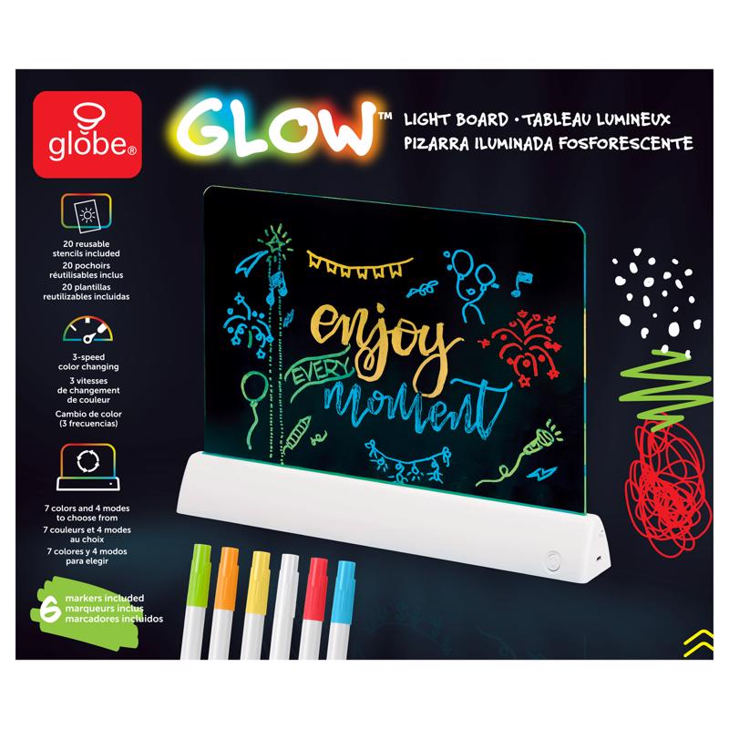 GLOBE ELECTRIC - Globe Electric GLOW Light Board Plastic Clear 27 pc