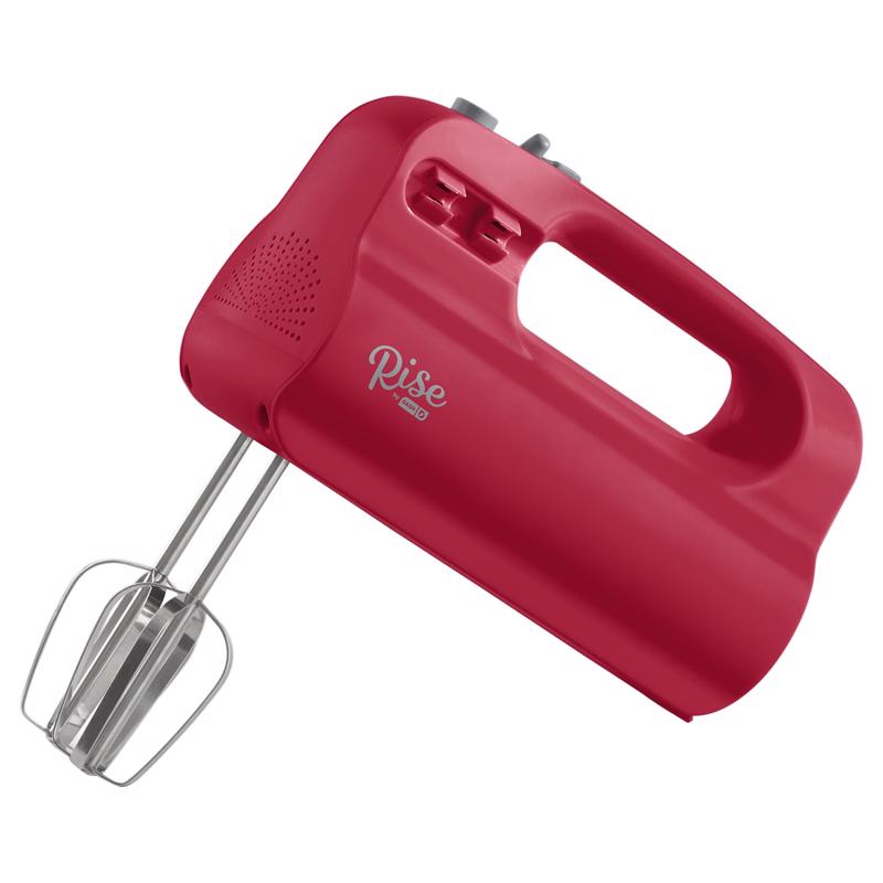 RISE BY DASH - Rise by Dash Red 5 speed Hand Mixer