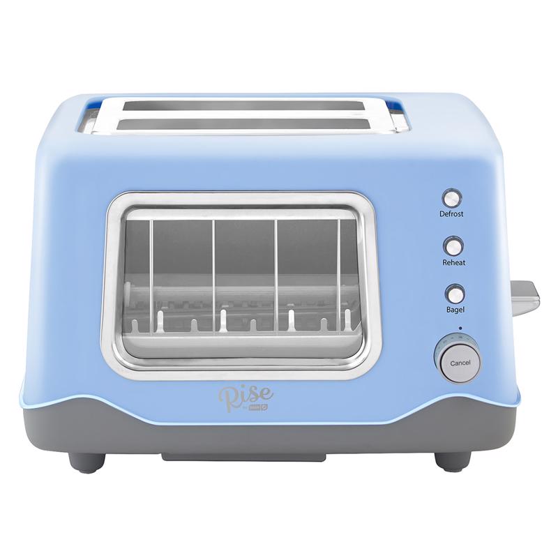 RISE BY DASH - Rise by Dash Metal Blue 2 slot Toaster 7.9 in. H X 12.2 in. W X 9.5 in. D