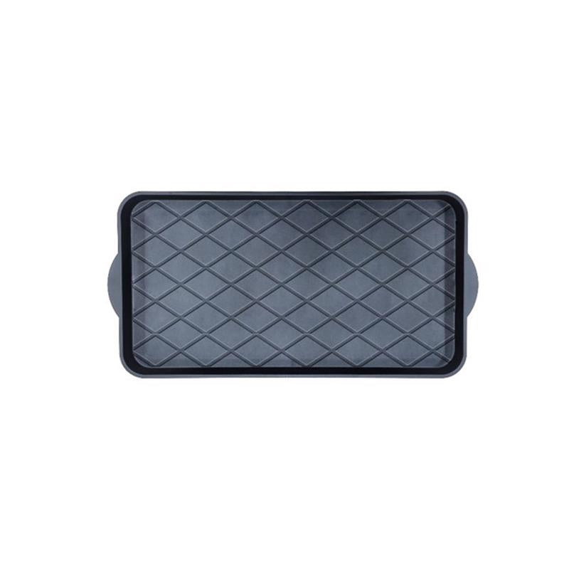 SPORTS LICENSING SOLUTIONS - Sports Licensing Solutions 25 in. L X 14 in. W Black Polyethylene Boot Tray