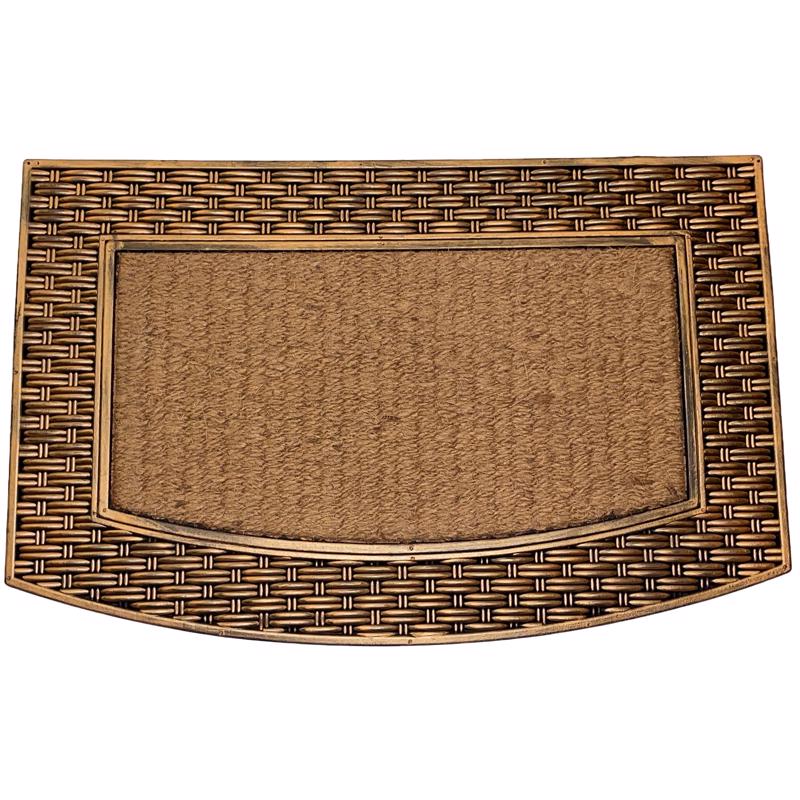 ROCKPORT PREMIUM - Rockport Premium 34 in. L X 22 in. W Beige/Brown Coir/Rubber Door Mat