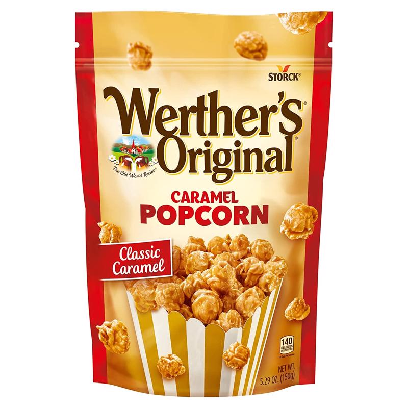 WERTHER'S ORIGINAL - Werther's Original Caramel Popcorn 5.29 oz Bagged - Case of 10