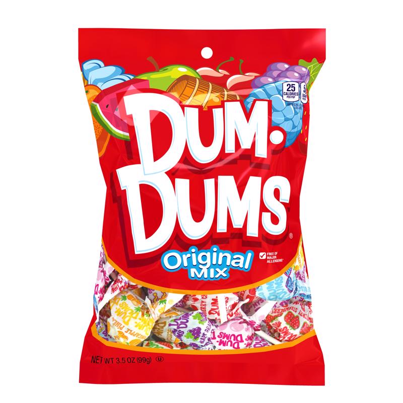 SPANGLER - Spangler Dum Dums Original Mix Lollipop 3.5 oz - Case of 12