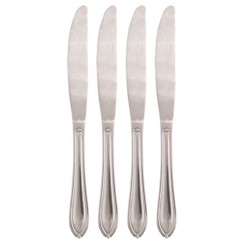 CAMBRIDGE - Cambridge Ginger Silver Stainless Steel Casual Dinner Knife Set 4 pc