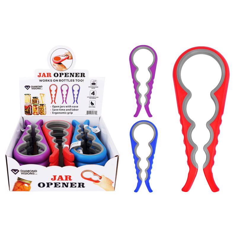DIAMOND VISIONS - Diamond Visions Assorted ABS/Silicone Jar Opener - Case of 12