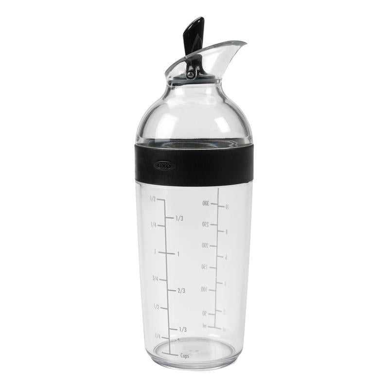 OXO - OXO Good Grips Black Plastic Salad Dressing Shaker 1.5 cups