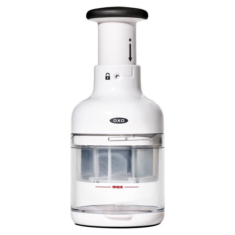 OXO - OXO Good Grips White Plastic/Stainless Steel Food Chopper