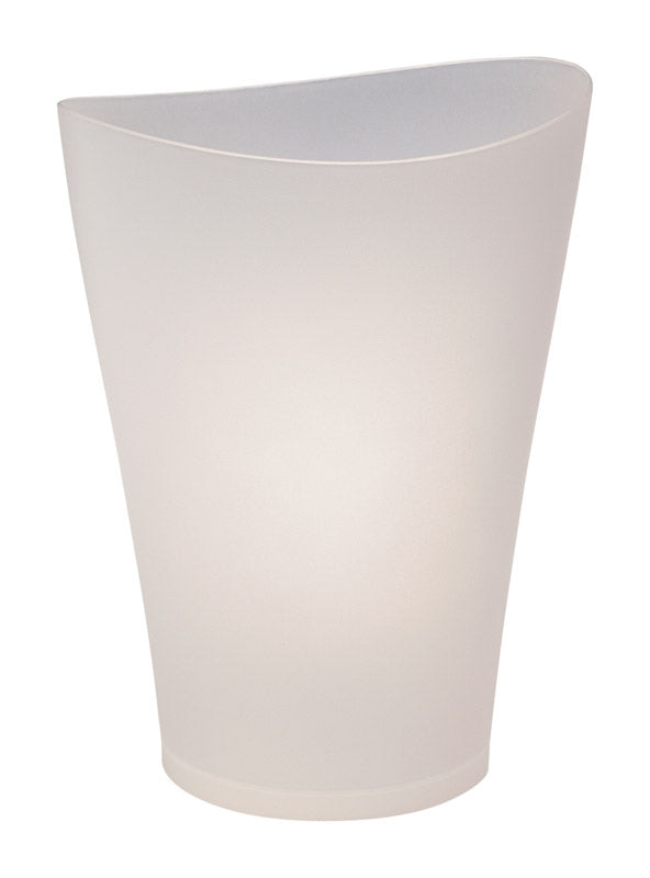 RUBBERMAID - Rubbermaid Spa Works 2.25 gal Clear Plastic Vanity Wastebasket - Case of 6