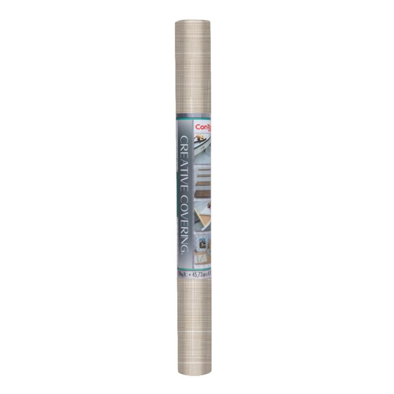 CONTACT - Con-Tact Creative Covering 16 ft. L X 18 in. W Taupe Shelf and Drawer Liner