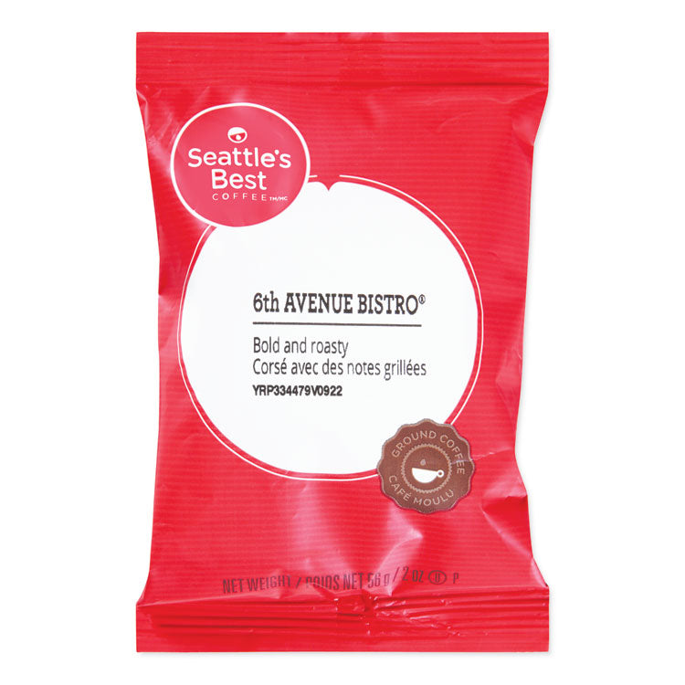 Seattle's Best - Premeasured Coffee Packs, 6th Avenue Bistro, 2 oz Packet, 18/Box