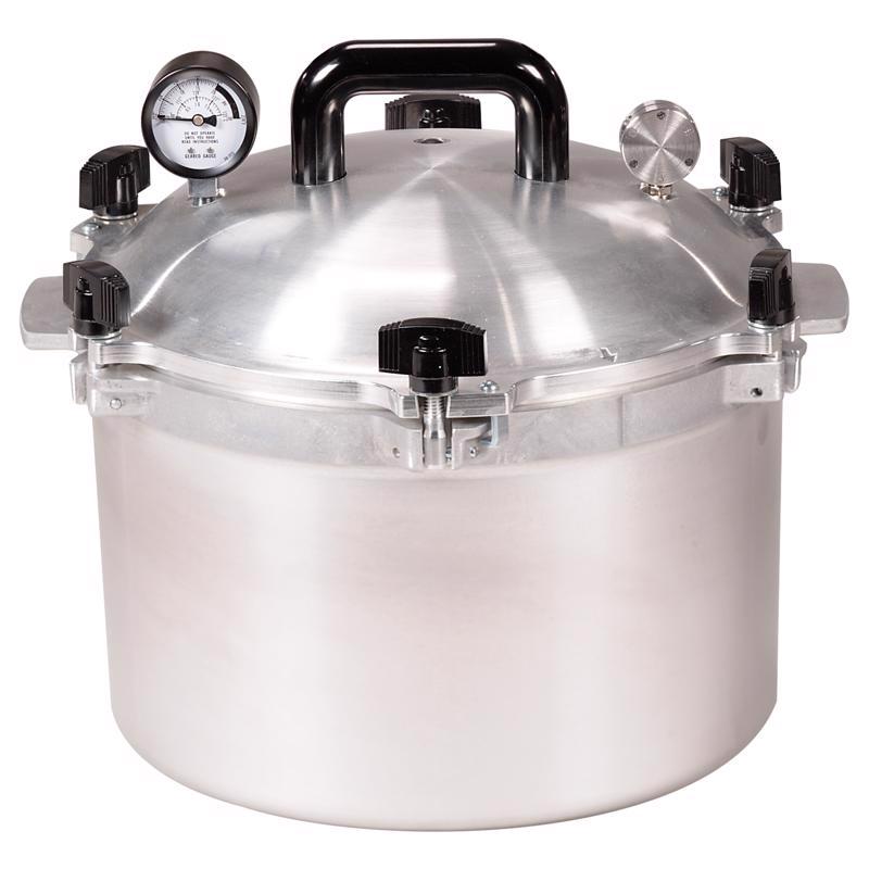 ALL AMERICAN 1930 - All American 1930 Aluminum Pressure Canner 15.5 qt Silver
