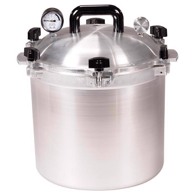 ALL AMERICAN 1930 - All American 1930 Aluminum Pressure Canner 21.5 qt Silver