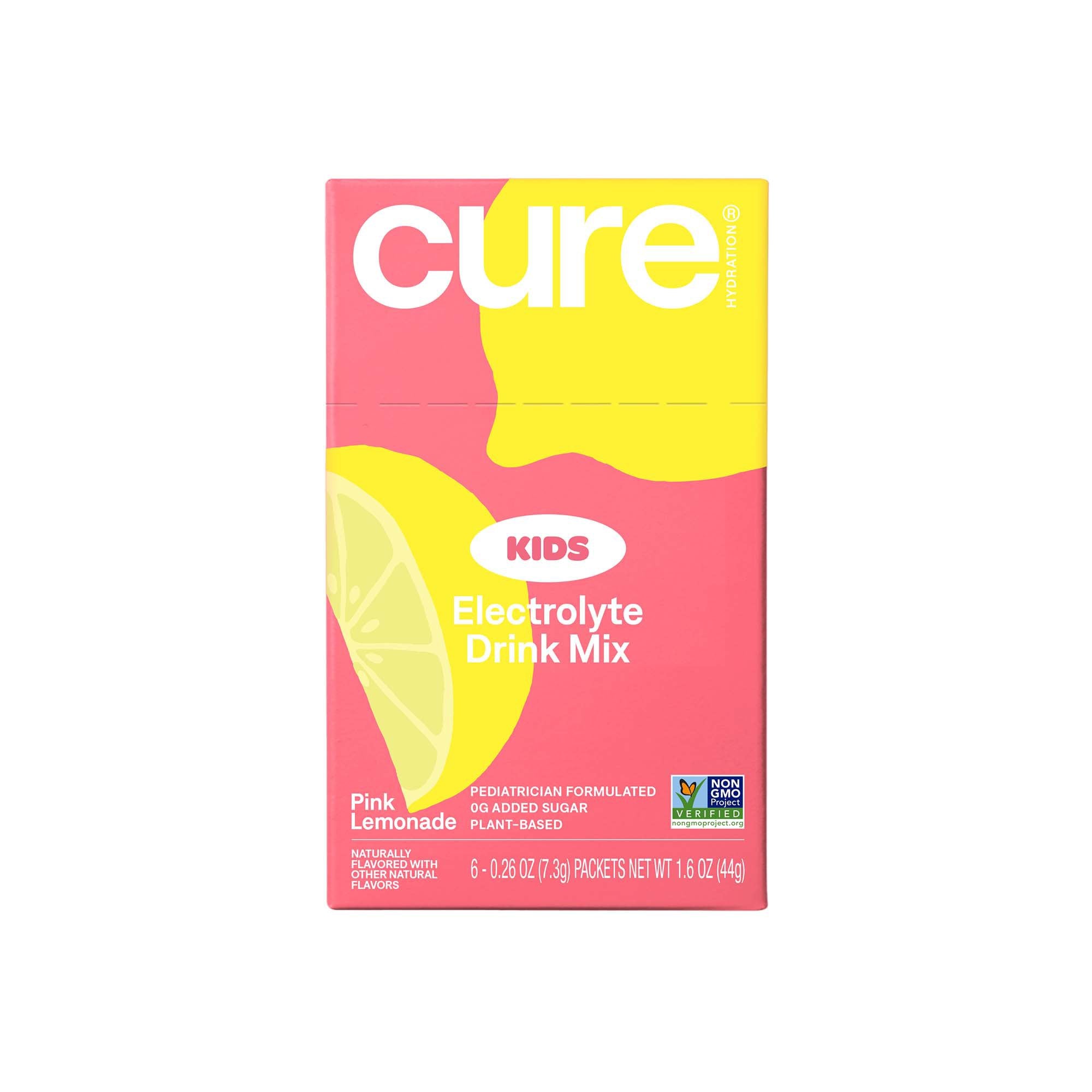 Cure Hydration - Oral Electrolyte Solution Cure® Pink Lemonade Flavor 7.6 Gram Electrolyte [6/PK]