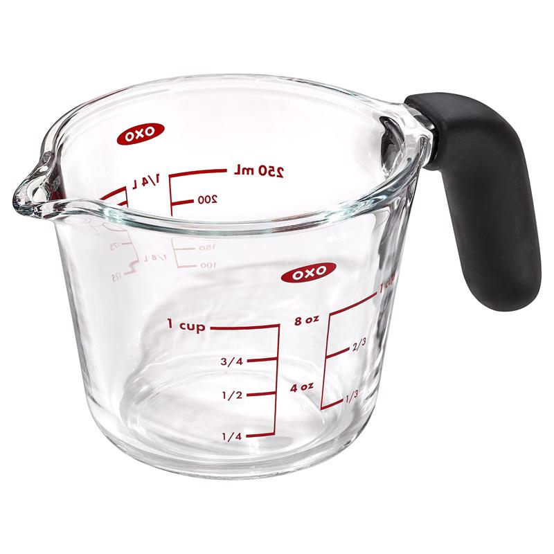 OXO - OXO Good Grips 1 cups Glass Clear Measuring Cup