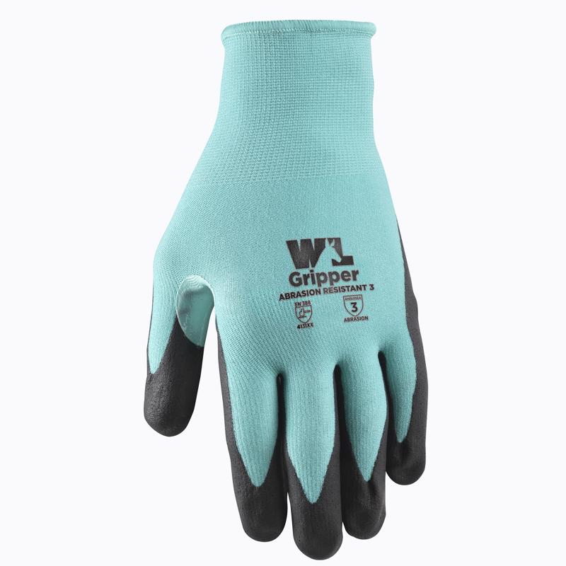 WELLS LAMONT - Wells Lamont Women's Indoor/Outdoor Gripper Grip Gloves Teal L 1 pair