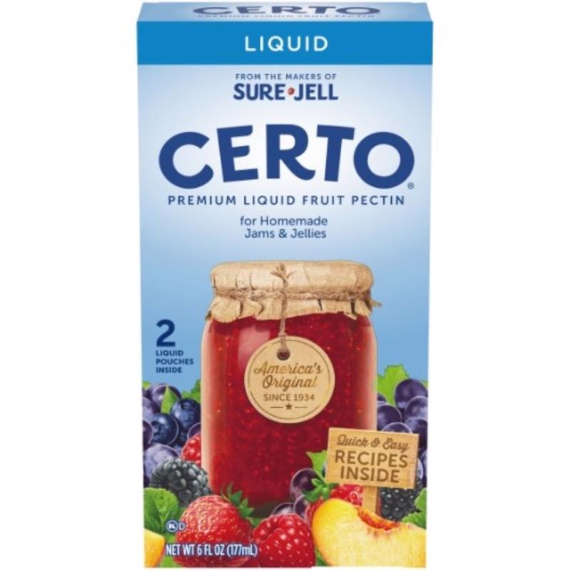 CERTO LIQUID - Certo Fruit Pectin 6 fl. oz. Pouch