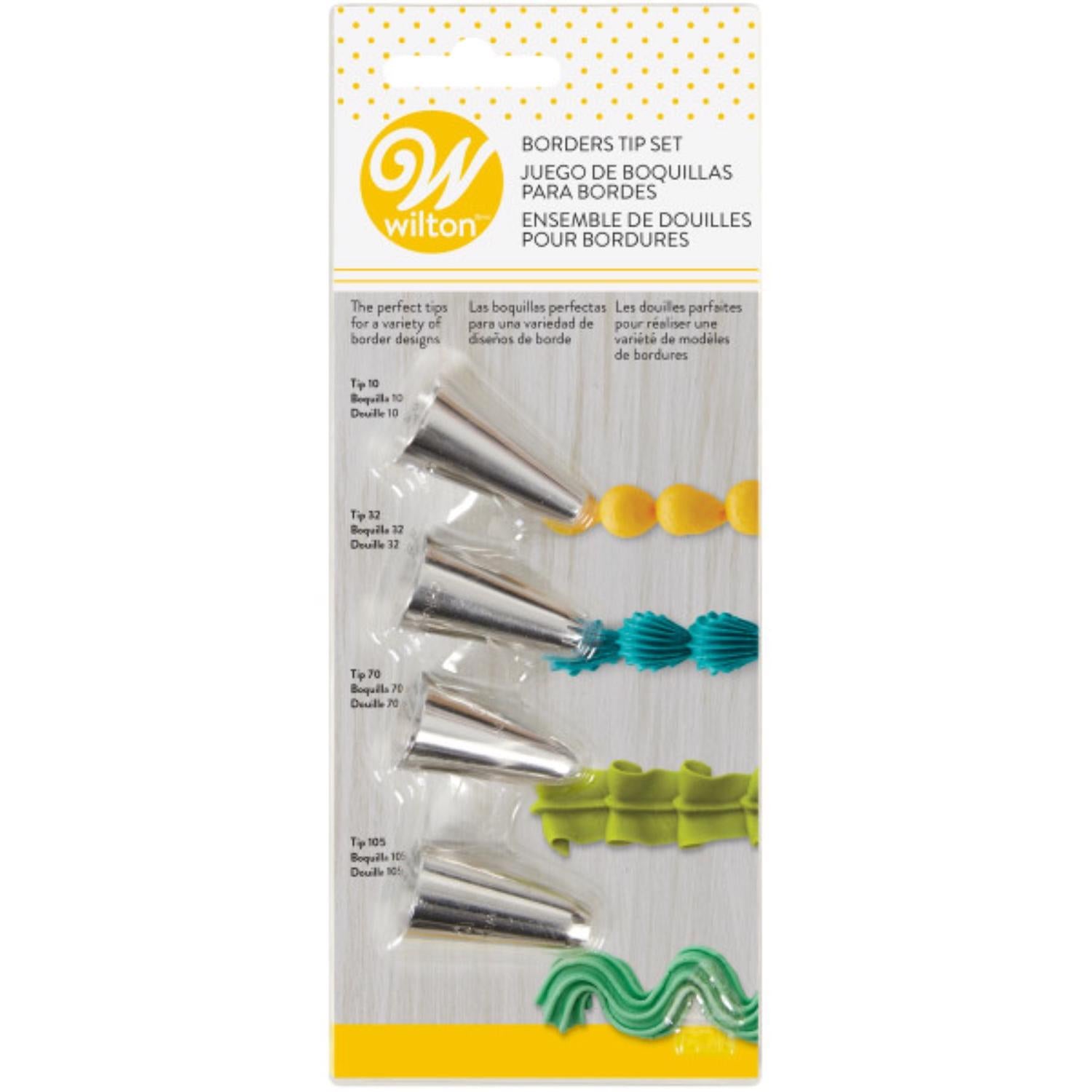 Wilton Stainless Steel Piping Tips 4 pc