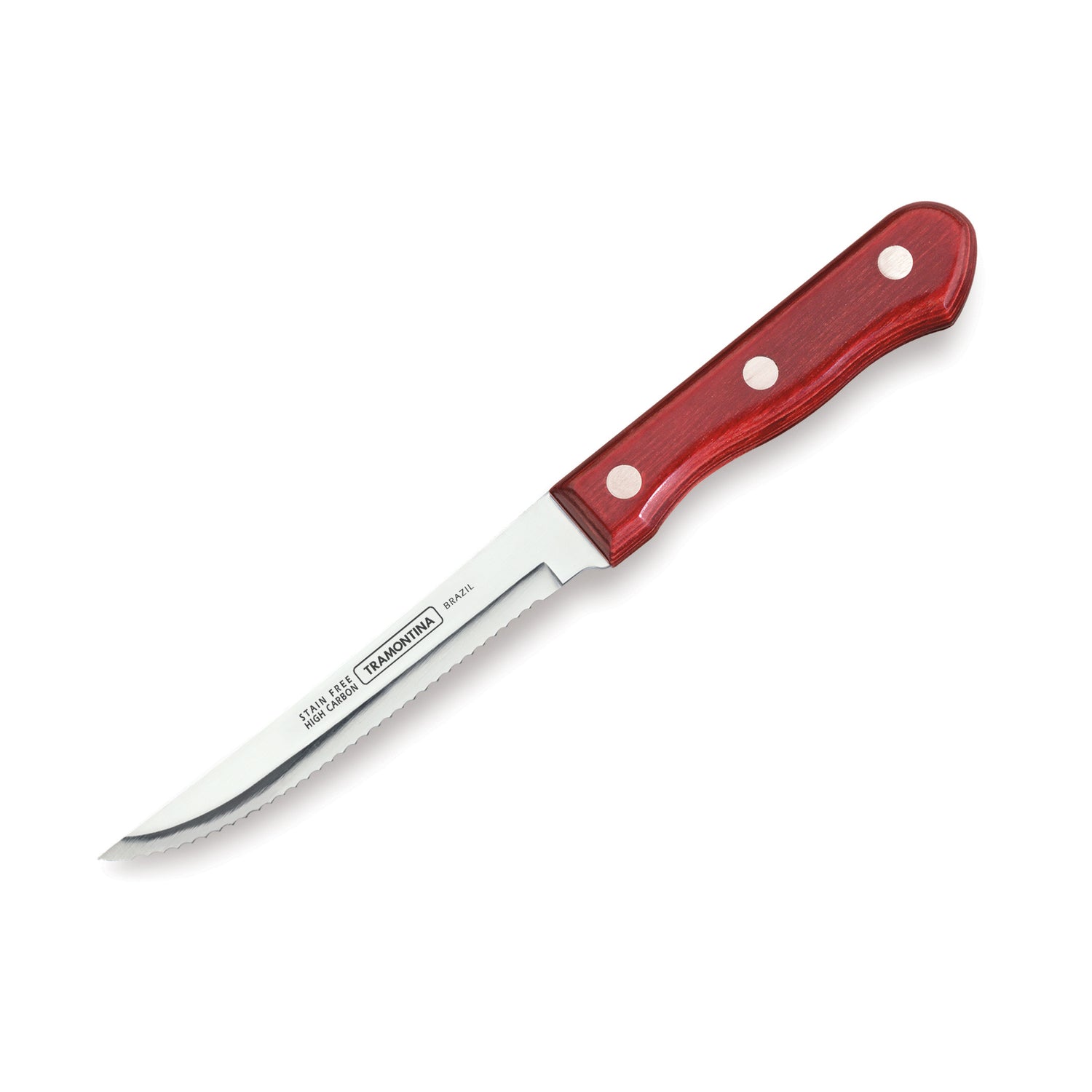 Tramontina Wave Edge Carbon Steel Steak Knife 1 pc - Case of 36